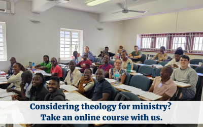 Considering theology for ministry? Take an online course with us.